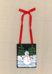 Snowman Red Striped Scarf ornament.jpeg 100