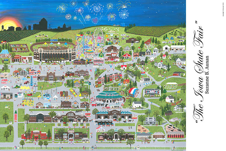 Iowa State Fairgrounds Map The Iowa State Fair" - Suzanne Aunan Gallery